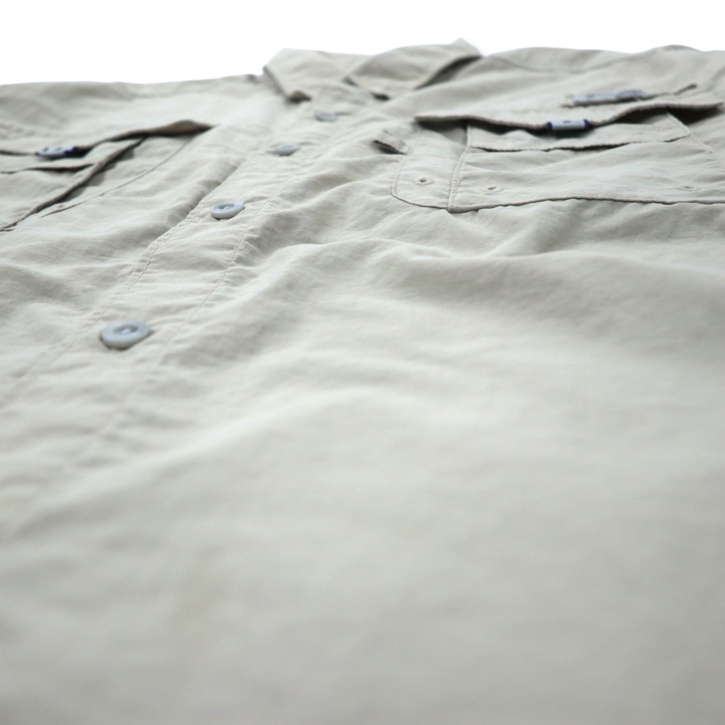 Columbia PFG バハマ II ロングスリーブシャツ フィッシングシャツ XL ベージュ ナイロン OMNI-SHADE ビッグサイズ BAHAMA II L/S SHIRT FM7048