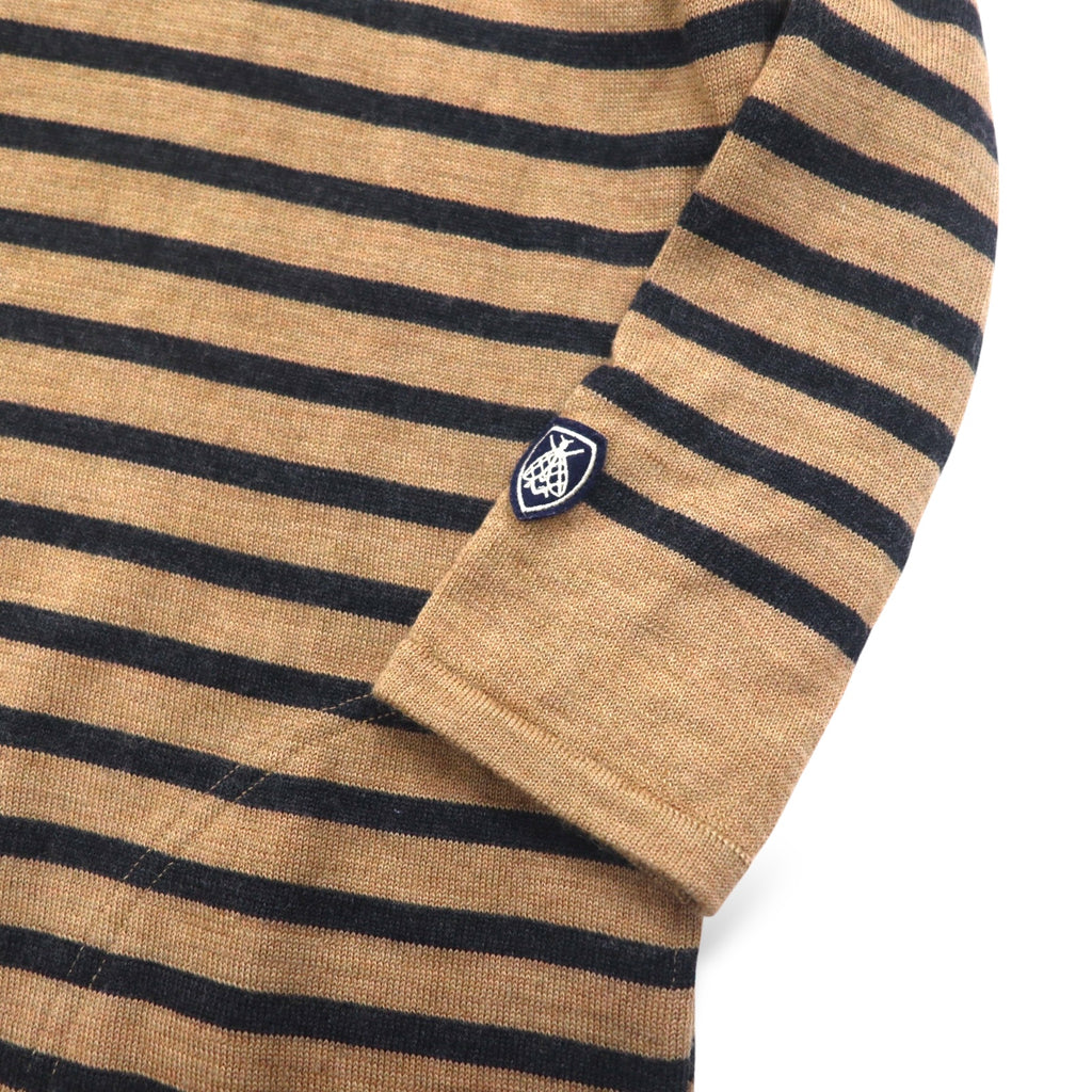 ORCIVAL Knit Dress FREE Brown Border Wool 12A-FN-001