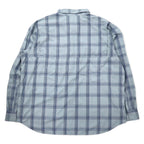 Columbia Omni-Shade Long Sleeve Shirt 2XL Blue Check Nylon Big Size Men's Large Kestrel Trail II Long Sleeve Shirt XM0787