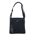 GUCCI Made in Italy Shoulder Bag Sacoche Black Nylon Logo Plate 019・0335 002058