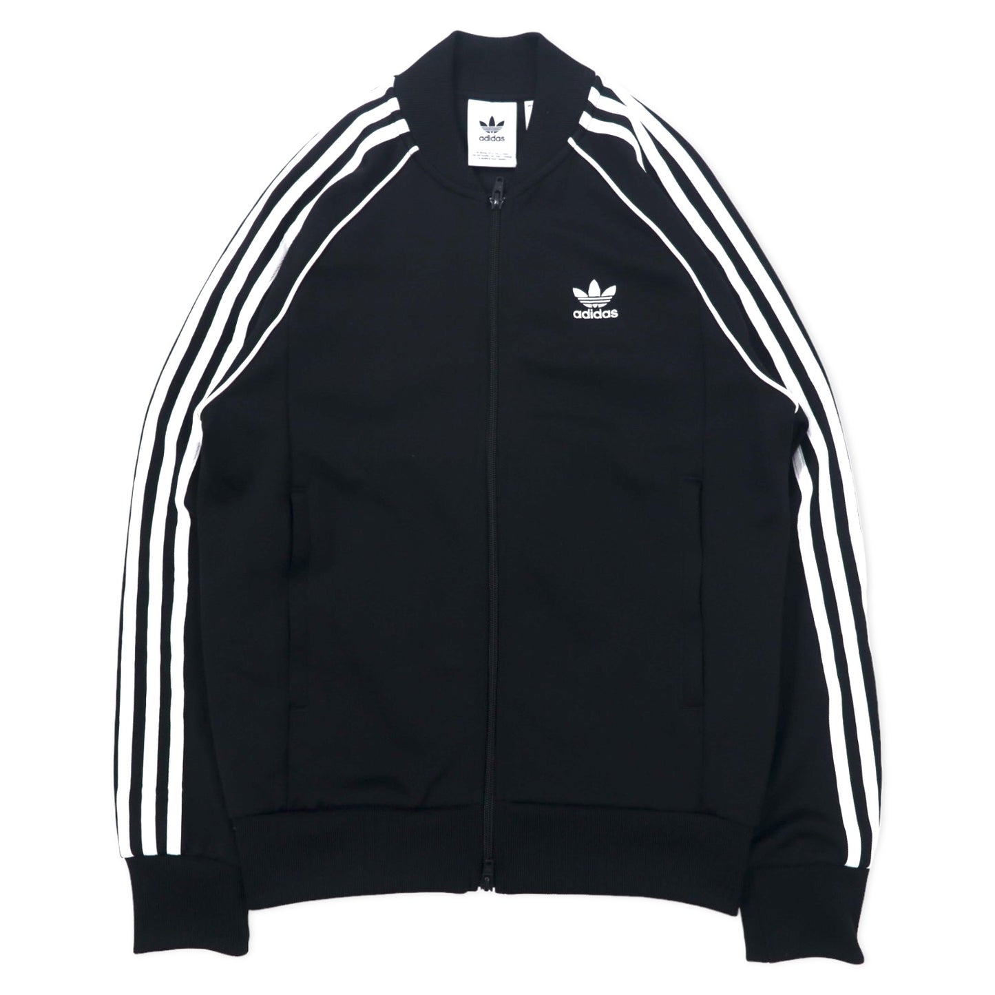 adidas originals ATP型 3ストライプ トラックジャケット ジャージ S ブラック ポリエステル トレフォイルロゴ ダブルジップ SST TT CW1256