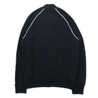 adidas originals ATP style 3 stripe track jacket jersey S black polyester trefoil logo double zip SST TT CW1256