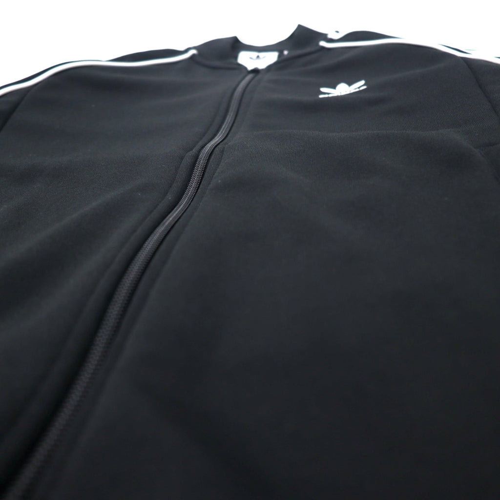 adidas originals ATP style 3 stripe track jacket jersey S black polyester trefoil logo double zip SST TT CW1256