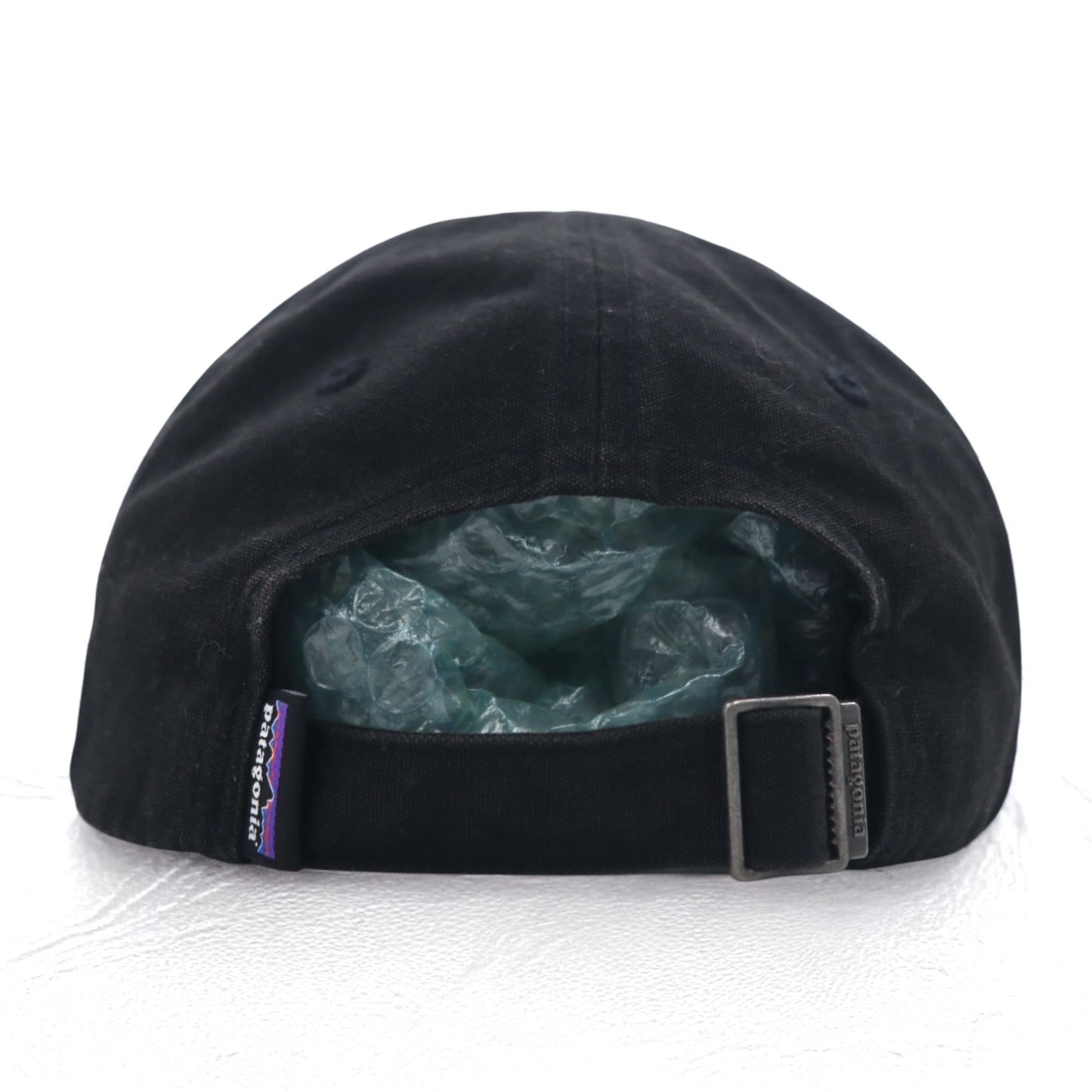 patagonia P-6 ラベル トラッド キャップ ALL ブラック コットン 38296