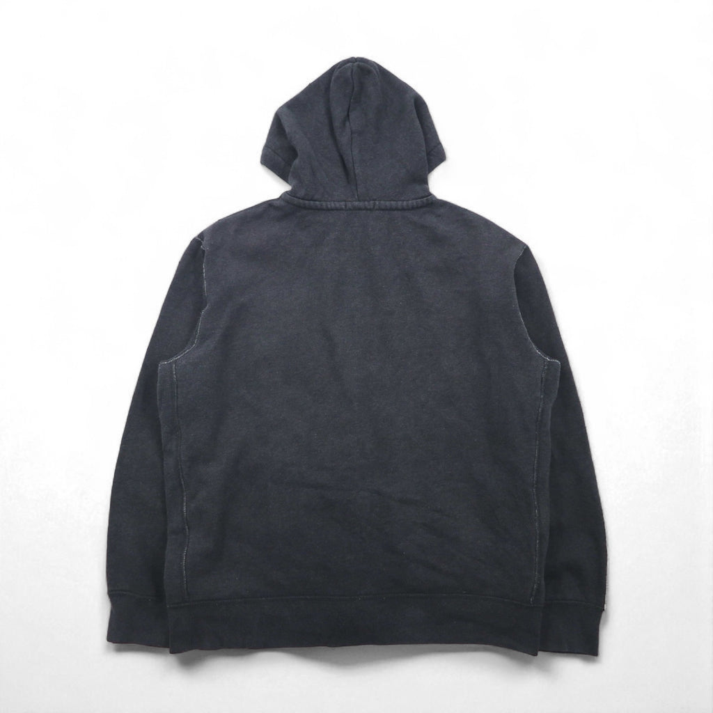Polo Ralph Lauren Reverse Weave Zip Hoodie, Size L, Charcoal Gray, Small Pony Embroidery