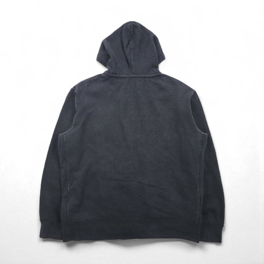 Polo Ralph Lauren Reverse Weave Zip Hoodie, Size L, Charcoal Gray, Small Pony Embroidery