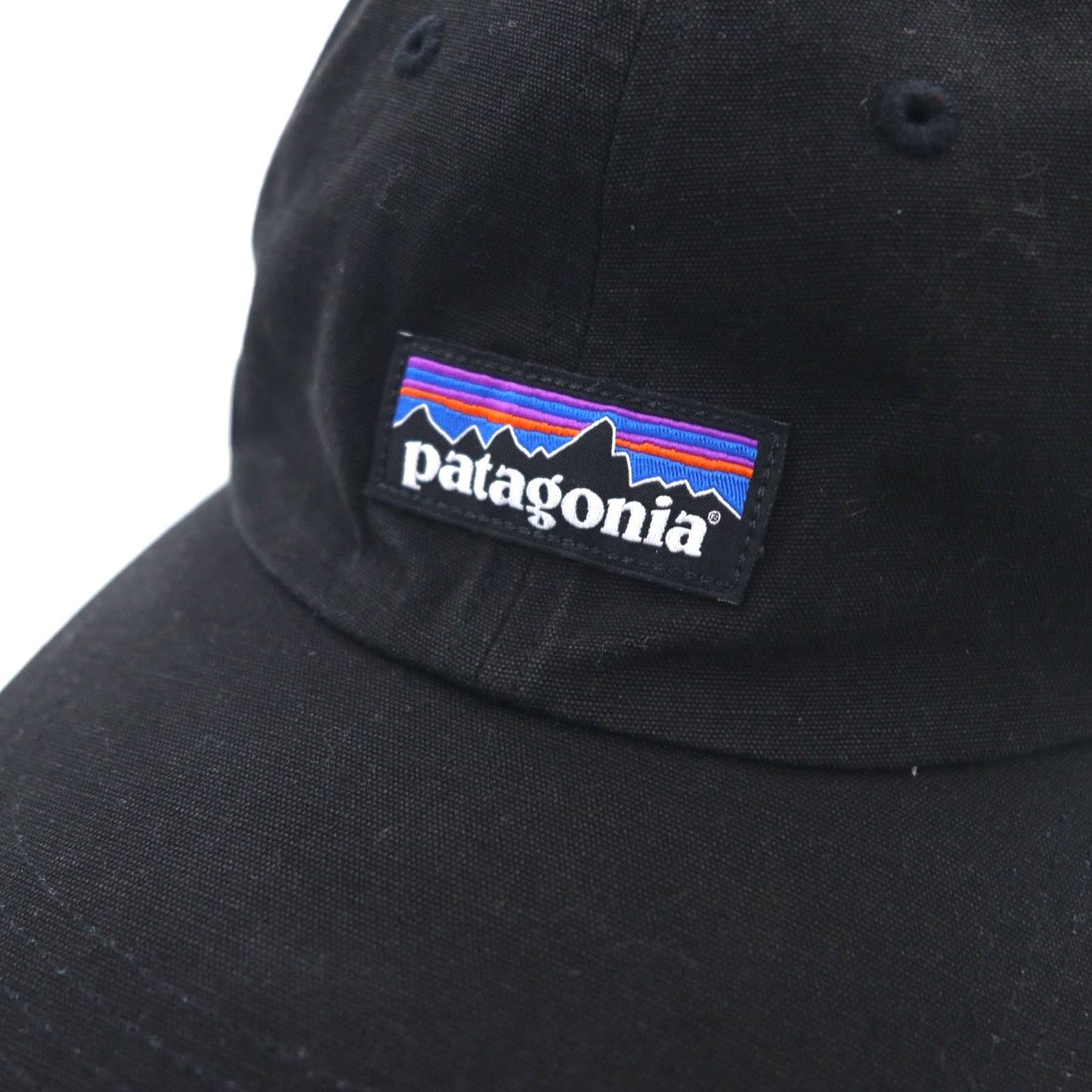 Patagonia P-6 Label Trad Cap All Black Cotton 38296