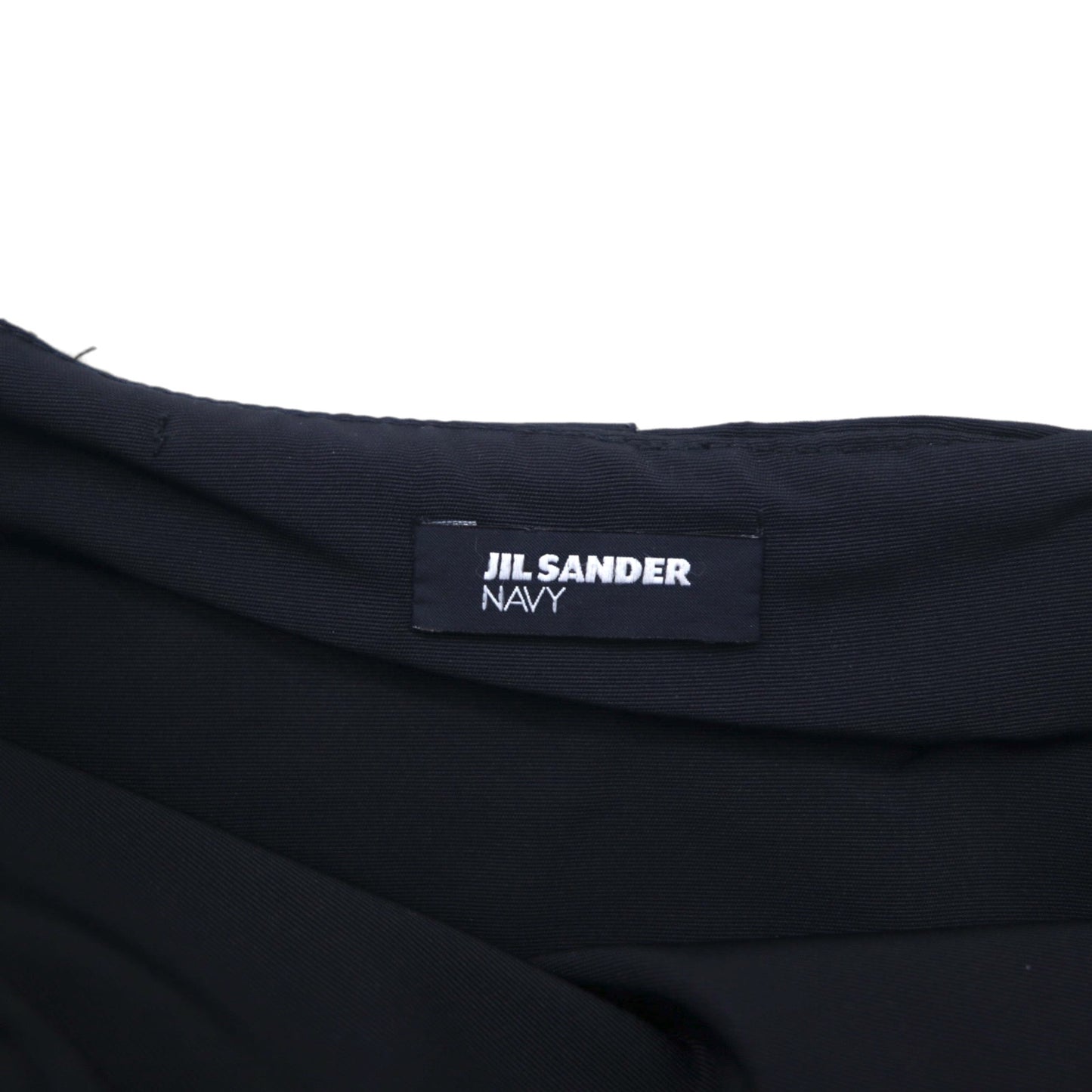 JIL SANDER NAVY イタリア製 フレアスカート S ネイビー ポリエステル