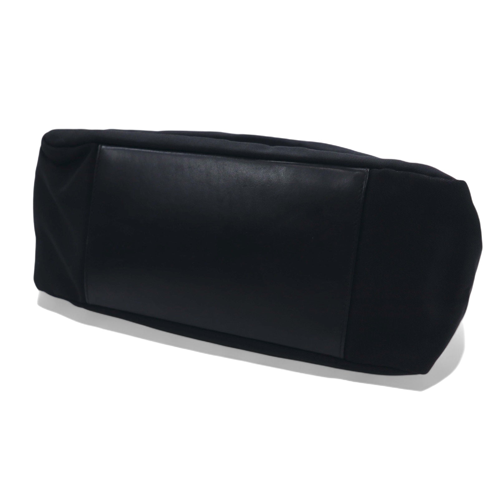 GUCCI Made in Italy 2WAY Bamboo Shoulder Bag Handbag Black Nylon 000・0509 002058