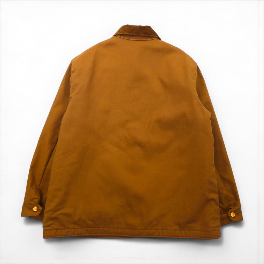 Wrangler 70s Duck Coverall, XL, Camel/Brown, Blanket Liner, Corduroy Collar, Sanforized