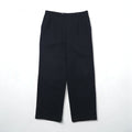BURBERRY Made in Spain 2-pleat Wide Leg Slacks, Size L, Navy Wool and Old Gabardine