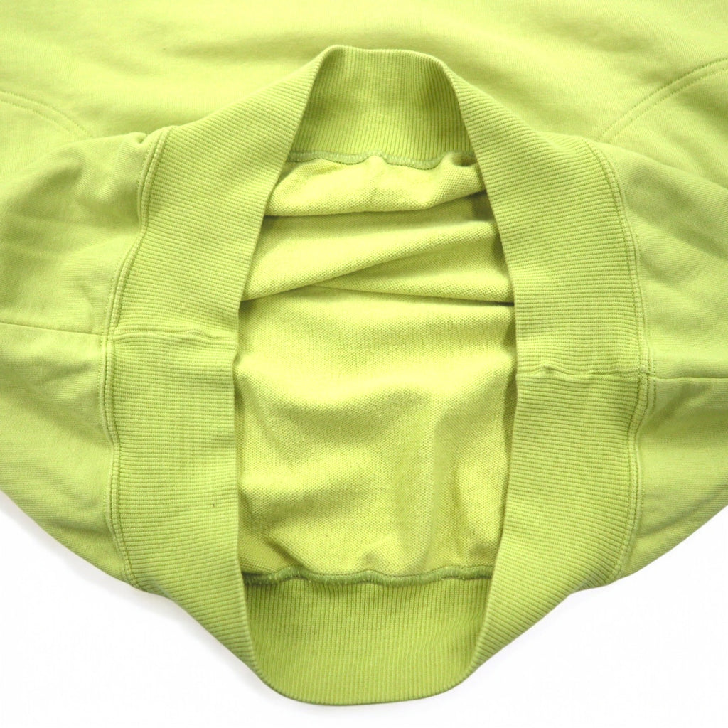 YVES SAINT LAURENT オールド YSLロゴ スウェット M グリーン サイドポケット 日本製