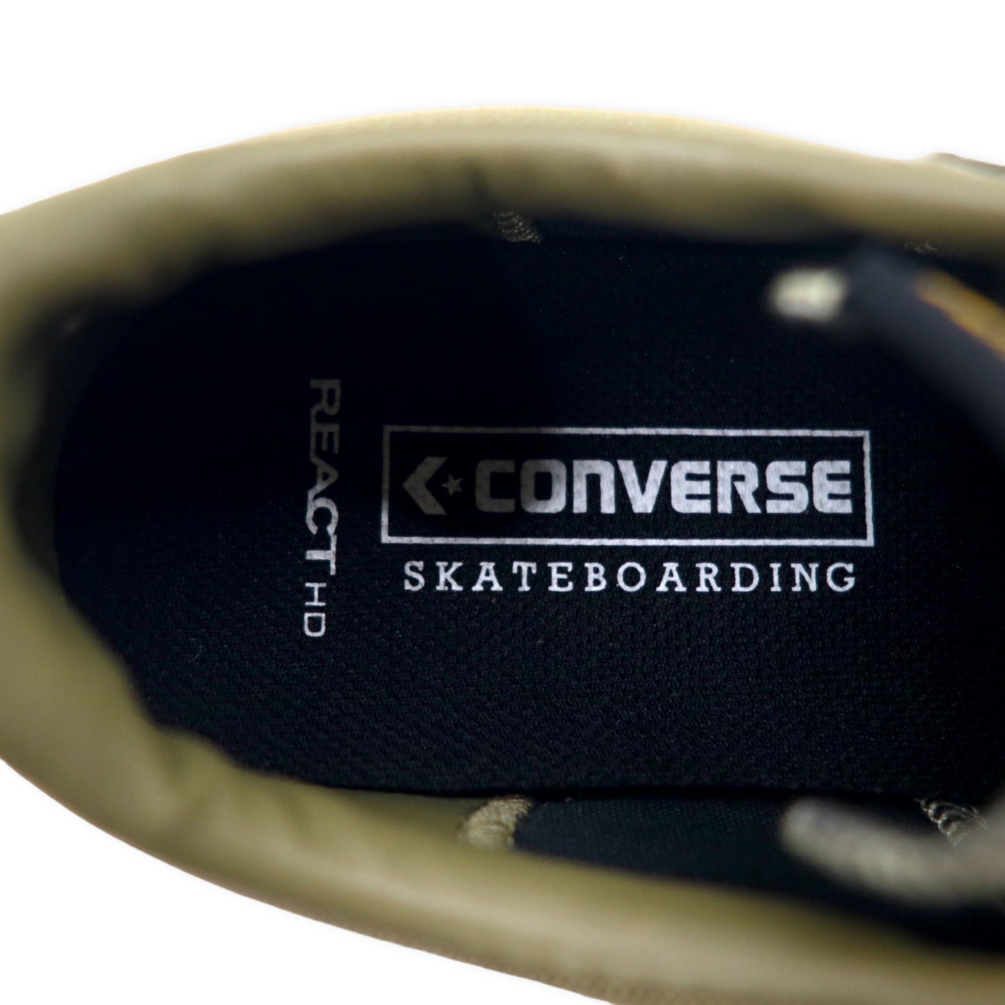 CONVERSE SKATEBOARDING スケートボーディング プロライド SK スニーカー 24cm カーキ コーデュラ スエード PRORIDE SK CORDURA OX+ 1SC662