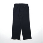 BURBERRY Made in Spain 2-pleat Wide Leg Slacks, Size L, Navy Wool and Old Gabardine