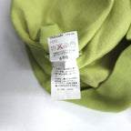 YVES SAINT LAURENT オールド YSLロゴ スウェット M グリーン サイドポケット 日本製