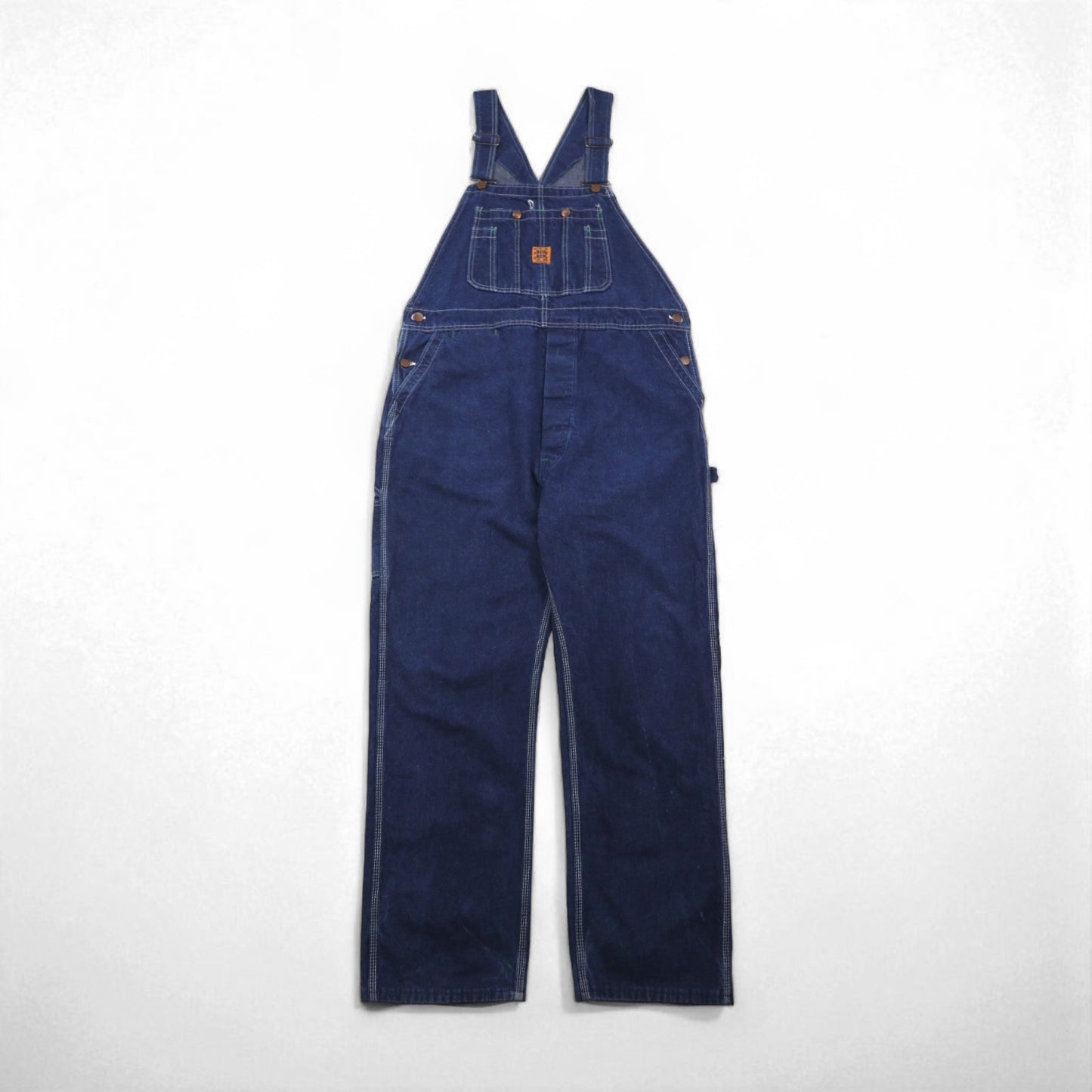 BIG BEN by wrangler 80年代 USA製 ヴィンテージ デニム オーバーオール XL インディゴ 6B10DN0