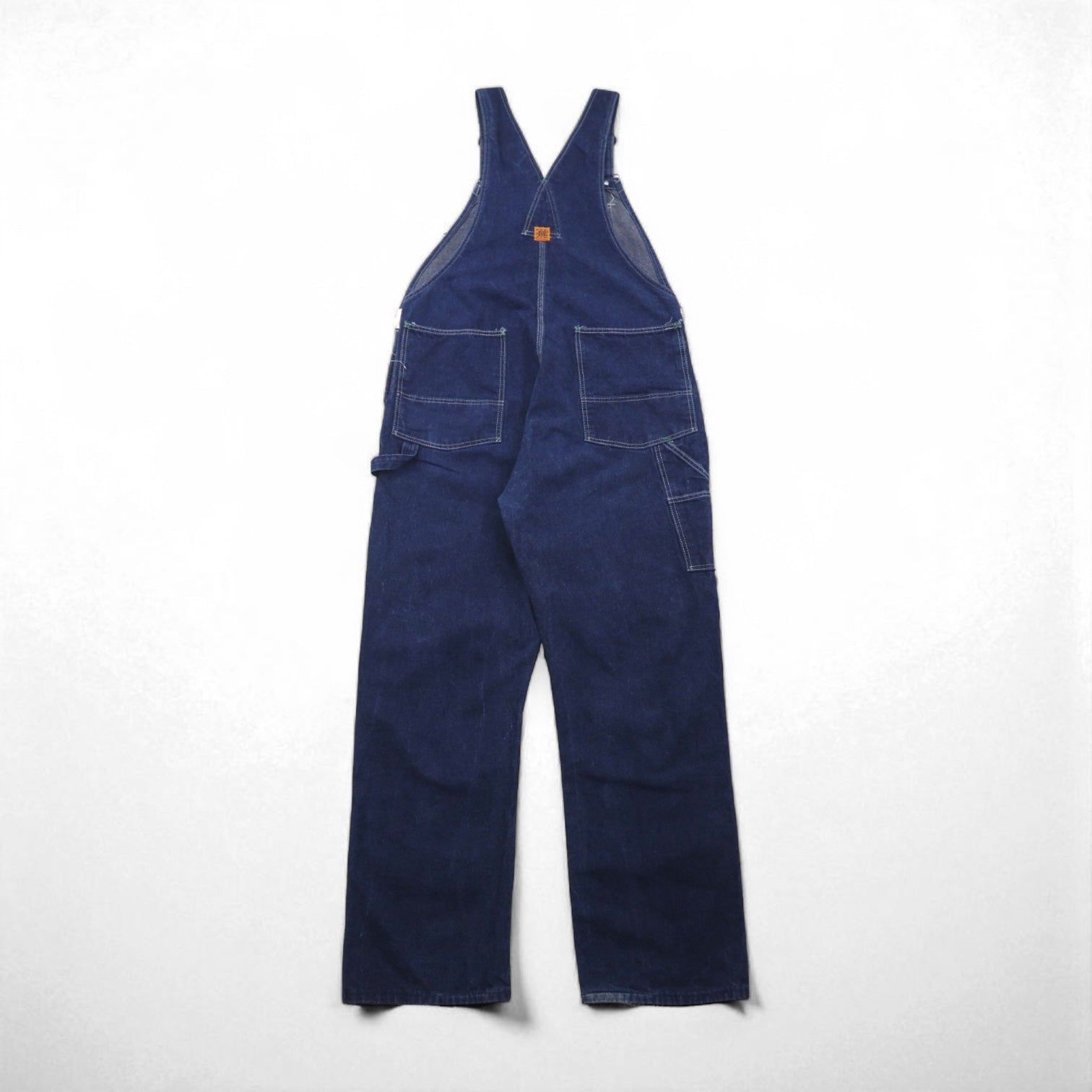 BIG BEN by Wrangler 1980s Vintage Denim Overalls, Made in USA, Size XL, Indigo, 6B10DN0