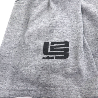 NIKE 00s ​​TEAM TAG WITNESS T-SHIRT L GRAY COTTON CENTER SWOOSH MADE IN MEXICO