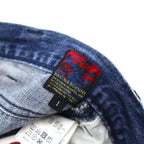 BRUNA BOINNE Weft Denim, Taped Denim Pants, 1, Blue, Cotton, Made in Japan, 7348-2