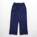 adidas 00年代 ウーブン ワイド トラックパンツ ジャージ 2XL ネイビー 3ストライプ