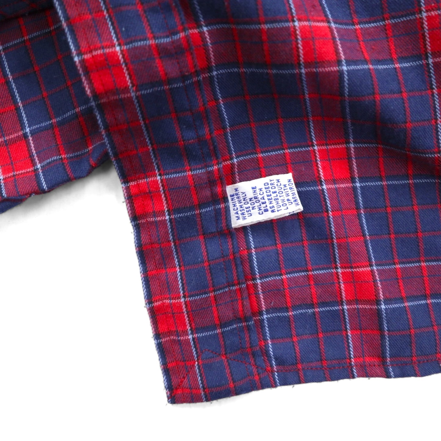 Polo by Ralph Lauren 90s Oversized Short Sleeve Button-Down Shirt, Size L, Red and Navy Check