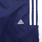 adidas 00年代 ウーブン ワイド トラックパンツ ジャージ 2XL ネイビー 3ストライプ
