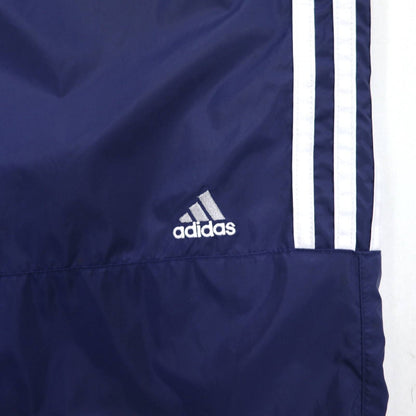 adidas 00s Woven Wide Track Pants Jersey 2XL Navy 3 Stripes