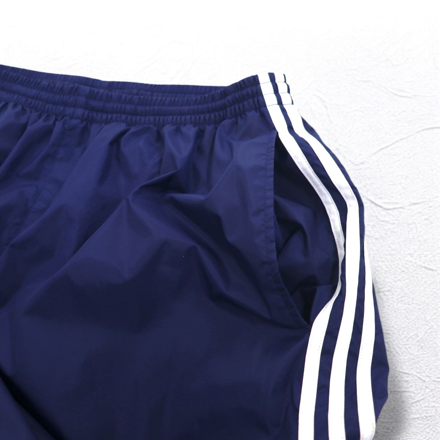 adidas 00s Woven Wide Track Pants Jersey 2XL Navy 3 Stripes