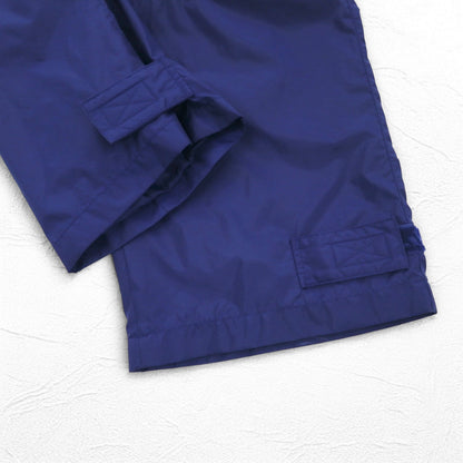 adidas 00s Woven Wide Track Pants Jersey 2XL Navy 3 Stripes