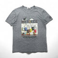 HERMES イタリア製 フォトグラフィック プリント Tシャツ XL グレー コットン ALINE