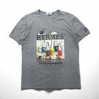 HERMES イタリア製 フォトグラフィック プリント Tシャツ XL グレー コットン ALINE