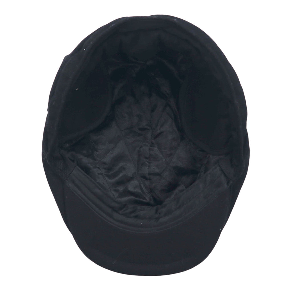 DOCKERS (Levi's) Earflap Huting Cap, L/XL, Black, Wool, with Ear Protection