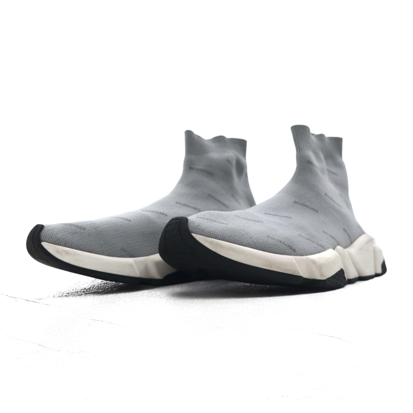 BALENCIAGA スピード トレーナー Speed Trainer Reflective スニーカー 27cm グレー ソックス 512527