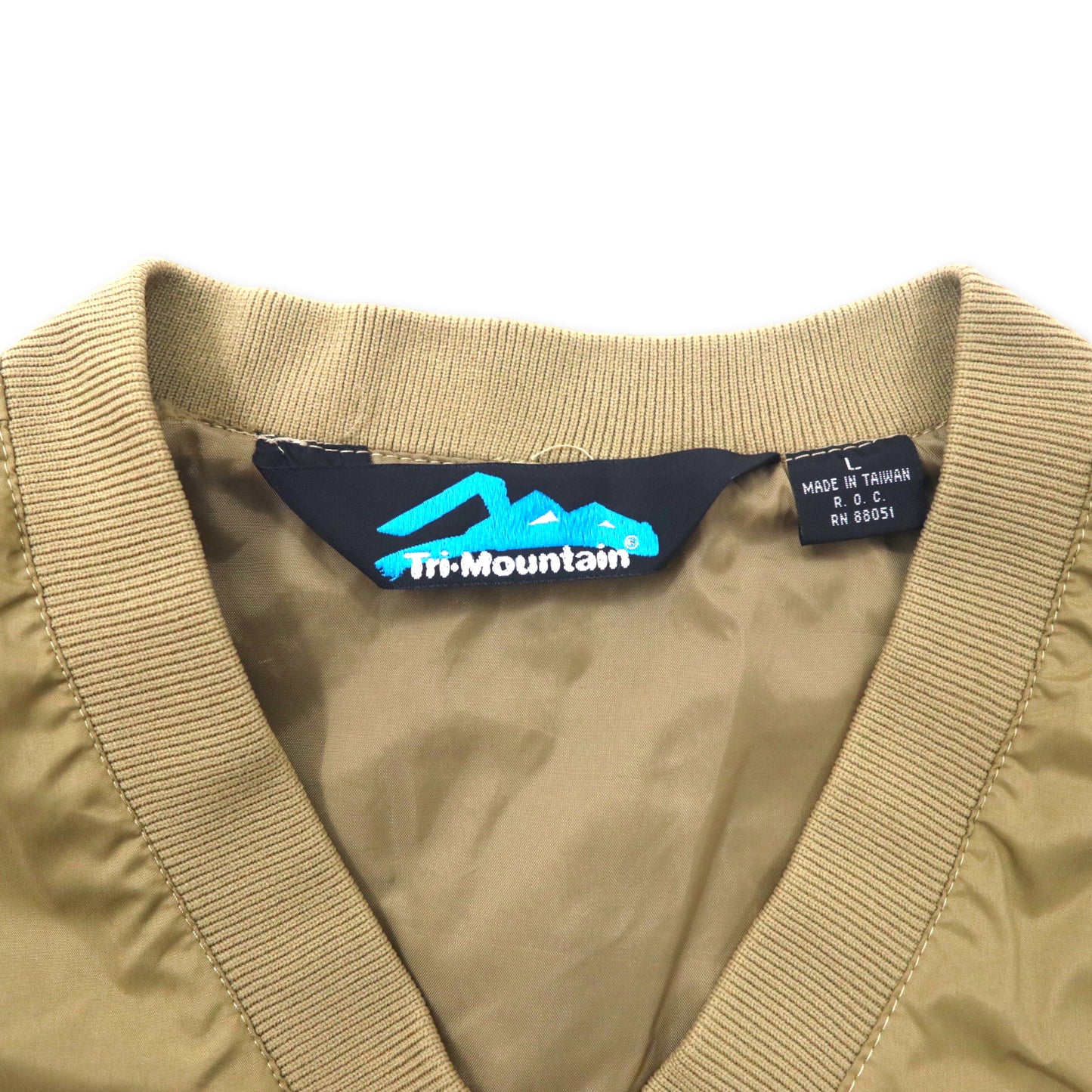 TRI-MOUNTAIN Pistopper Over Nylon VEST L Beige Polyester Mascoutah