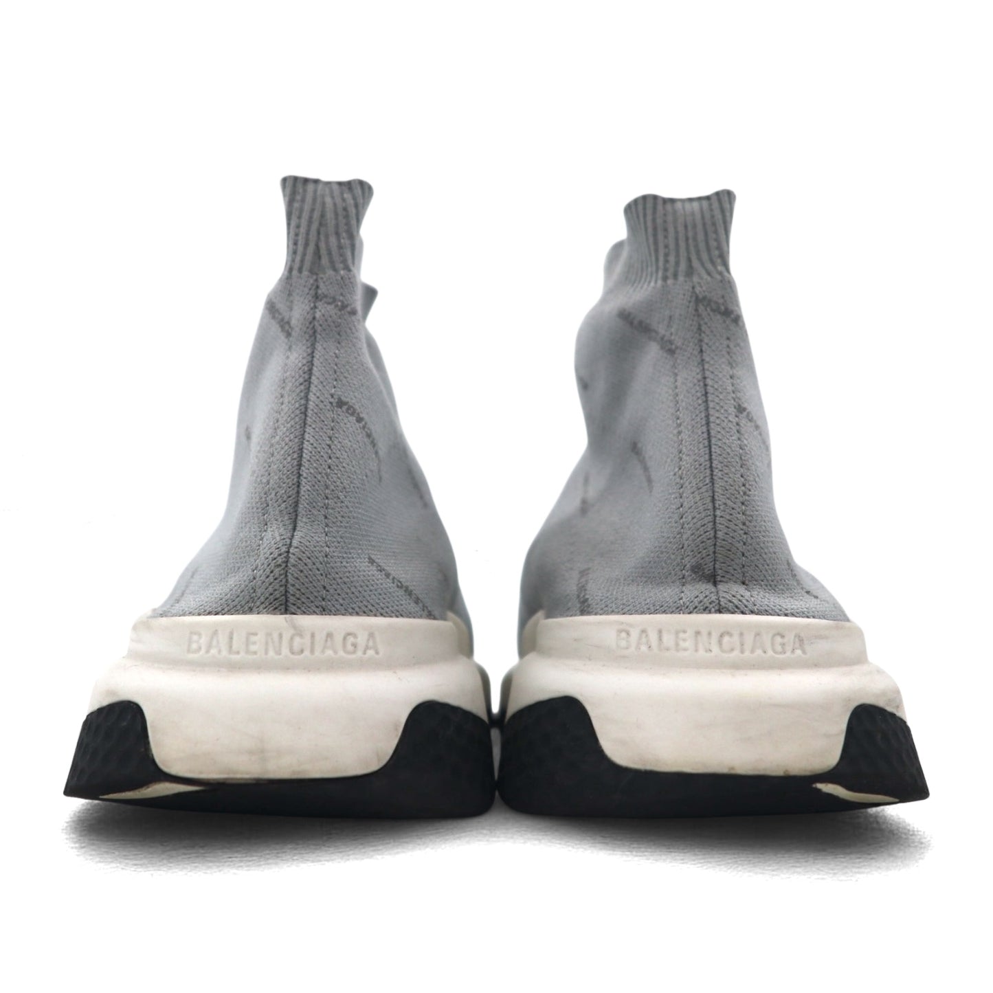 BALENCIAGA スピード トレーナー Speed Trainer Reflective スニーカー 27cm グレー ソックス 512527