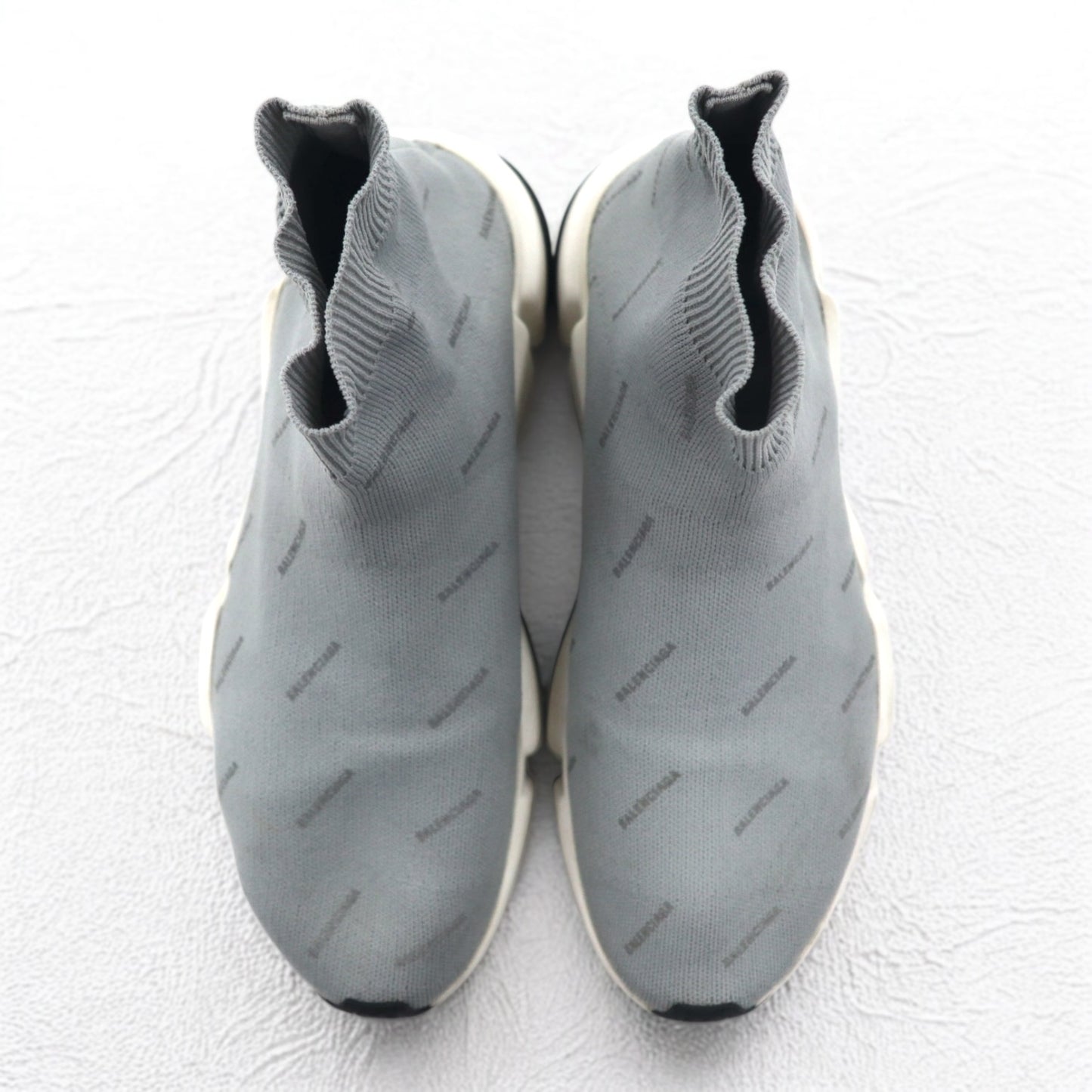 BALENCIAGA スピード トレーナー Speed Trainer Reflective スニーカー 27cm グレー ソックス 512527