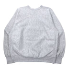 MV SPORT USA 90s PRO WEAVE Reverse Weave College Embroidery Sweatshirt XL Grey Cotton Fleece Lining NOTRE DAME Arch Logo