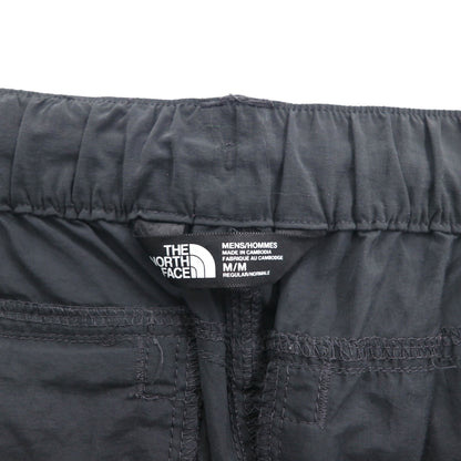 THE NORTH FACE Convertible 2-Way Outdoor Cargo Shorts, Size M, Gray, Nylon, US Standard