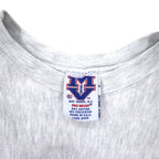MV SPORT USA 90s PRO WEAVE Reverse Weave College Embroidery Sweatshirt XL Grey Cotton Fleece Lining NOTRE DAME Arch Logo
