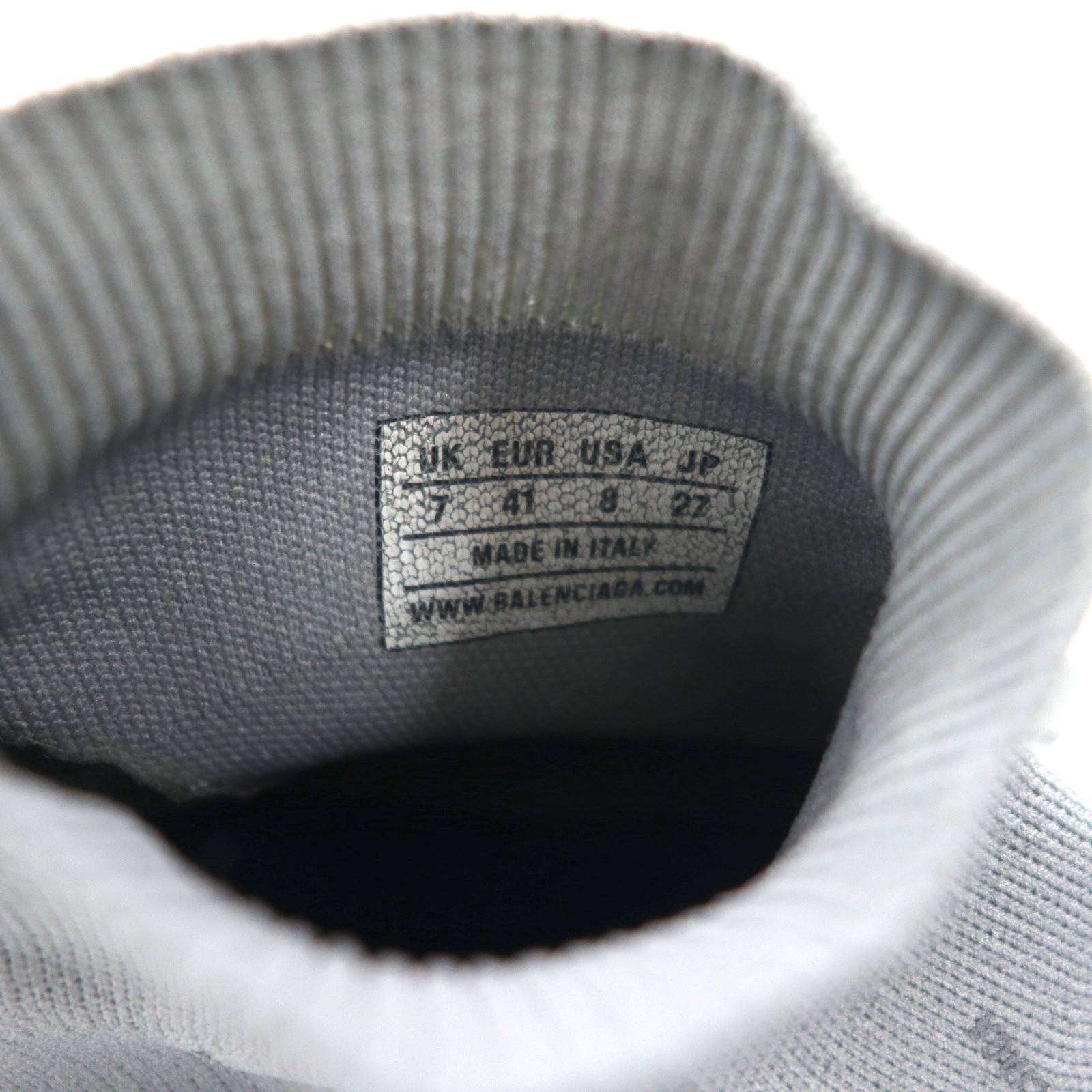 BALENCIAGA スピード トレーナー Speed Trainer Reflective スニーカー 27cm グレー ソックス 512527
