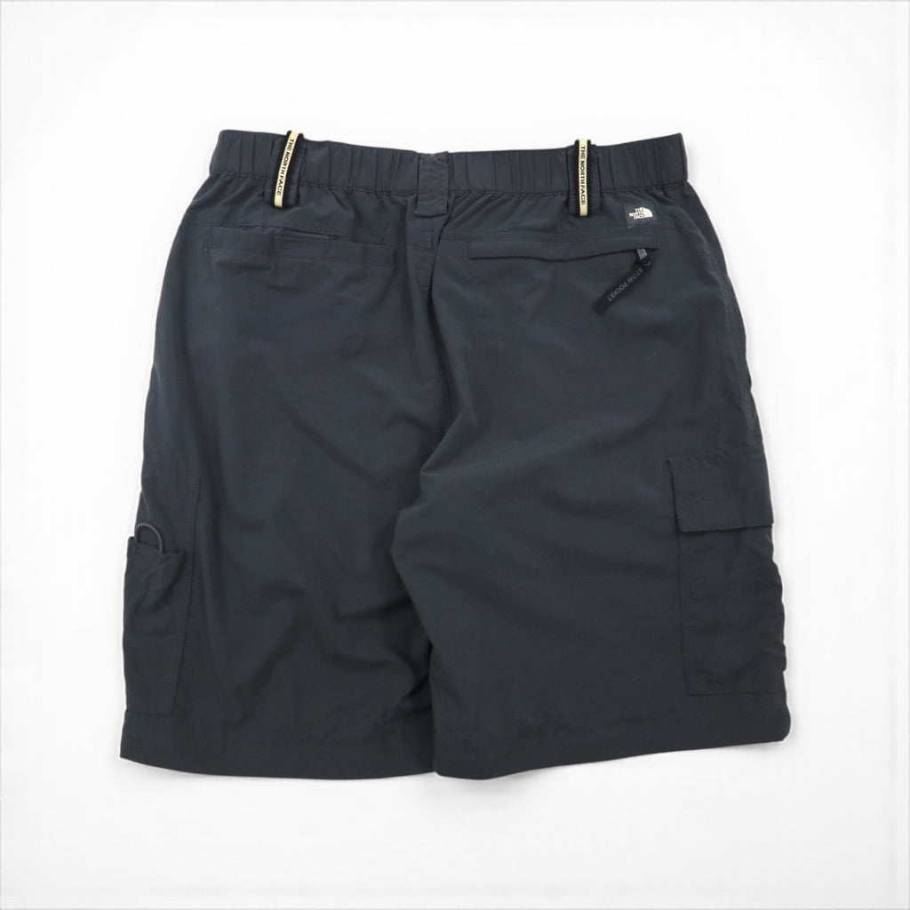 THE NORTH FACE Convertible 2-Way Outdoor Cargo Shorts, Size M, Gray, Nylon, US Standard