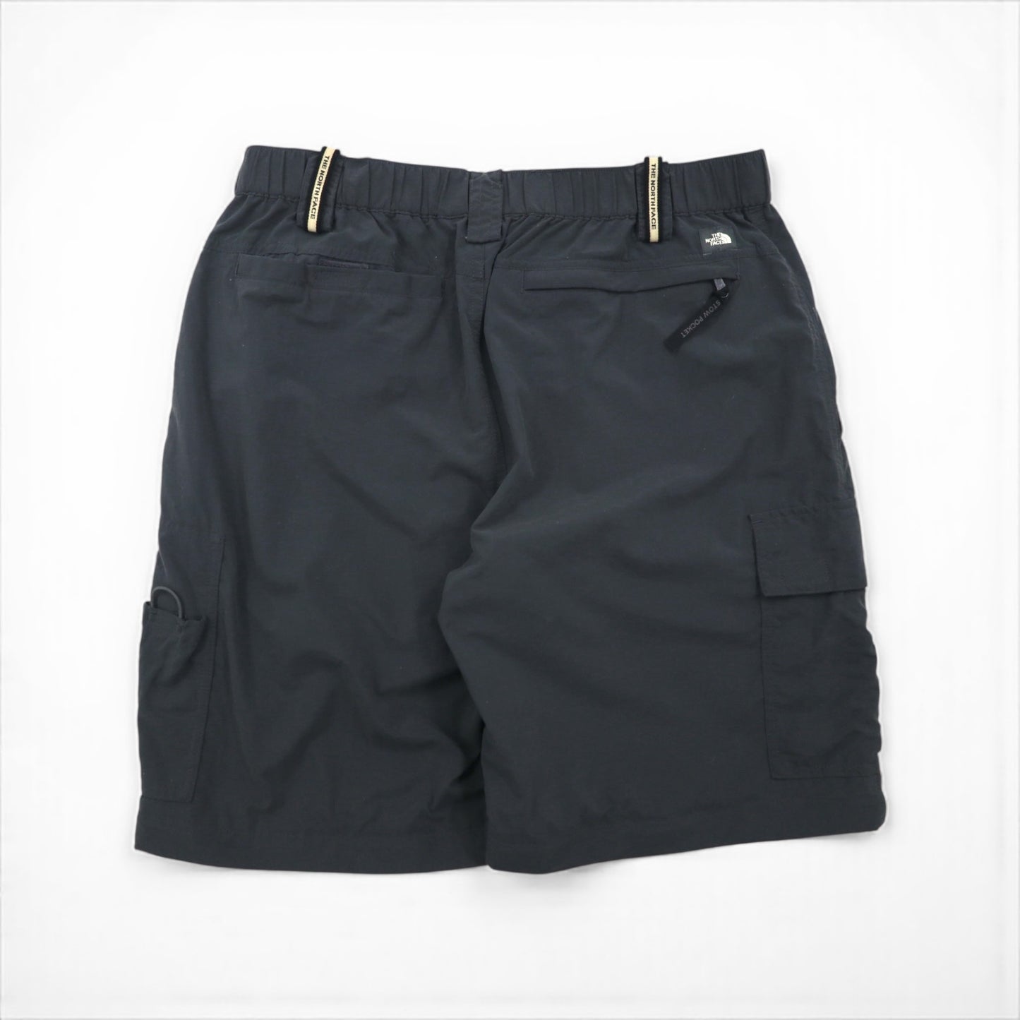 THE NORTH FACE Convertible 2-Way Outdoor Cargo Shorts, Size M, Gray, Nylon, US Standard