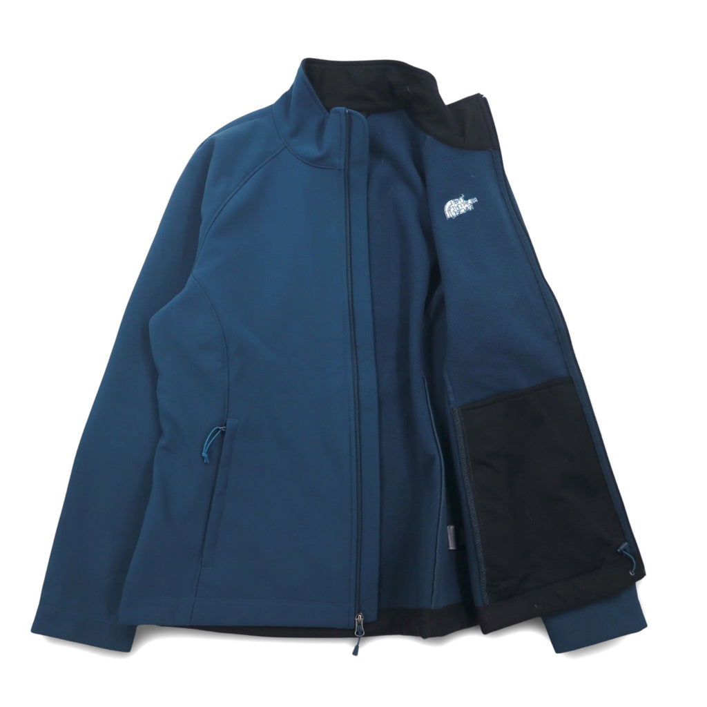 THE NORTH FACE Windwall WINDWALL Softshell Jacket XL Blue Fleece Liner NF00CP5B