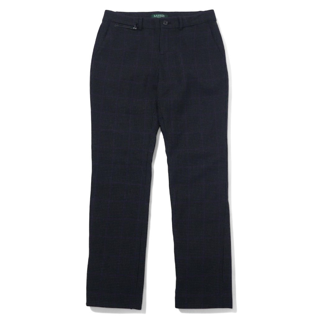 日本然リトテ-古着オンライン-LAUREN RALPH LAUREN 90年代 スラックスパンツ L グレー グレンチェック ウール-LAUREN RALPH LAUREN 90's Slacks Pants L Gray Checked Wool