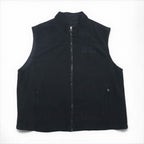 HARLEY DAVIDSON Embroidered Skull Fleece Vest, XL, Black, Polyester