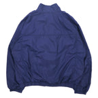 Reebok 00s nylon jacket, XL, navy, vector logo embroidery, big size