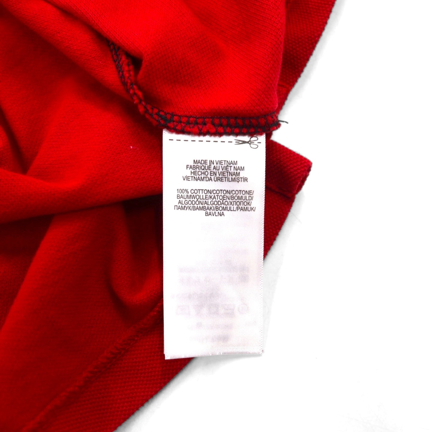 POLO RALPH LAUREN Big Pony Embroidered Polo Shirt, Size M, Black and Red, Pique Emblem Patch