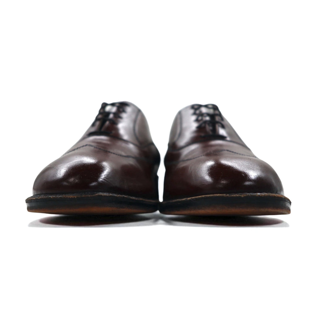 Made in the USA, Sears Easy Flex Wingtip Dress Shoes, Size 27cm, Brown Leather