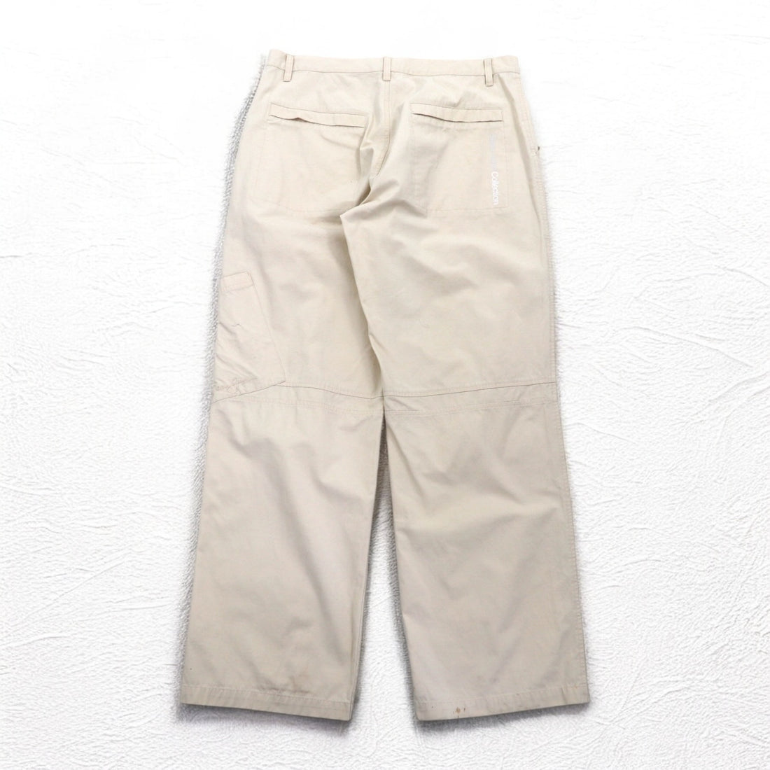 Sean John 00年代 バギー ワイド リップストップ ペインターパンツ L ベージュ コットン