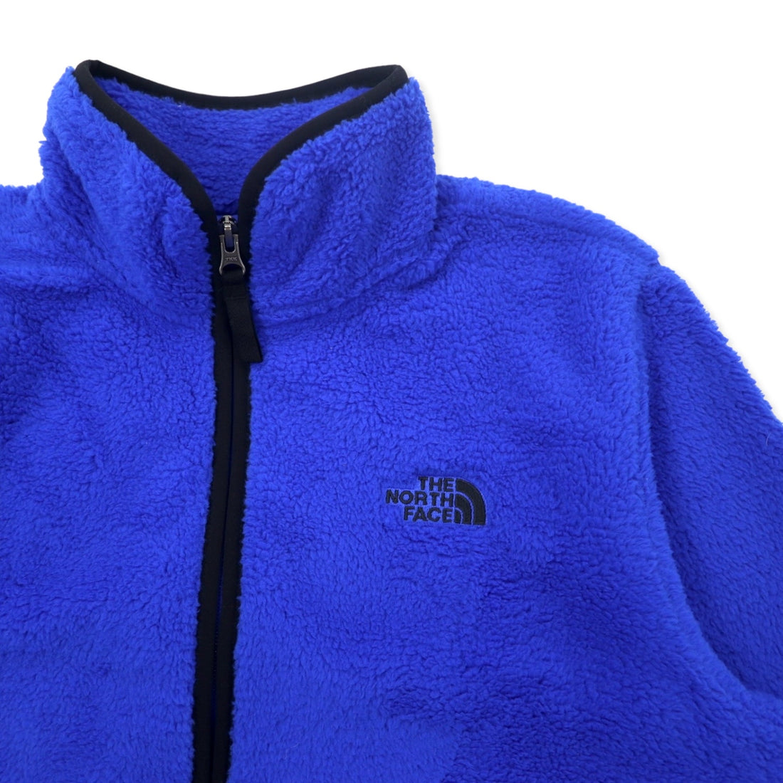 THE NORTH FACE Full Zip Sherpa Fleece Jacket L Blue Polyester US Design DUNRAVEN SHERPA FULL-ZIP NF0A3YRM Unused